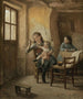 Il pasto dei bambini - Théophile Duverger — vista dell’opera