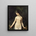 Giovane donna nuda - Théophile Gautier — quadro incorniciato alla parete