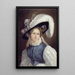 Portrait de femme - Théophile Gautier — quadro incorniciato alla parete