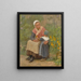 Aprile in Bretagna - Théophile Louis Deyrolle — quadro incorniciato alla parete