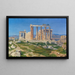 Il tempio di Erechteo sull'Acropoli - Thorald Læsøe — quadro incorniciato alla parete