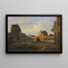 Vista sul Foro Romano dal Colosseo - Thorald Læsøe — quadro incorniciato alla parete