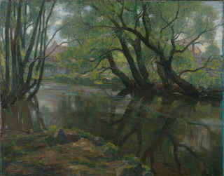 Salici piangenti - Thorolf Holmboe — vista dell’opera