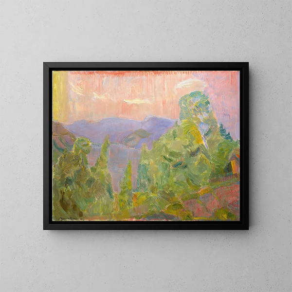 De Holmsbu - Thorvald Erichsen — quadro incorniciato alla parete