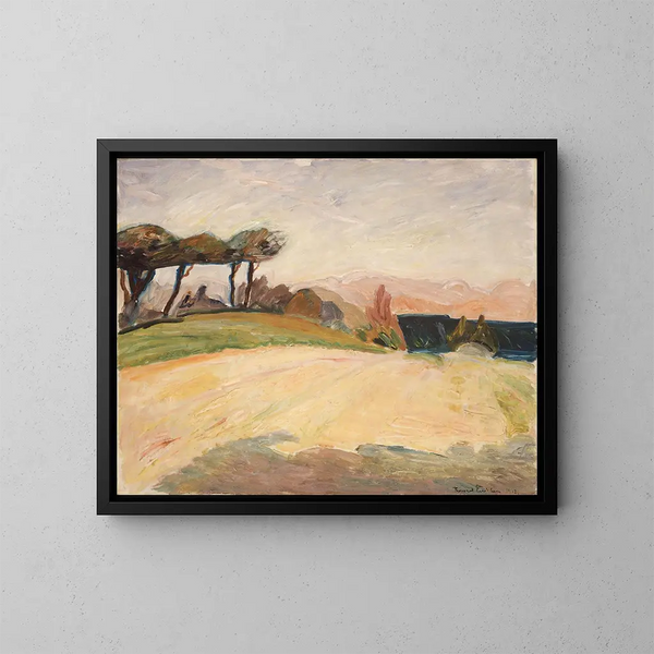 Paesaggio italiano - Thorvald Erichsen — quadro incorniciato alla parete