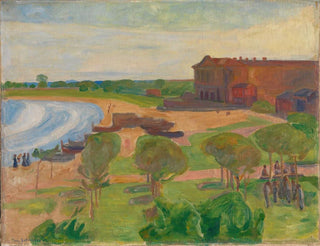 La Spiaggia a Terracina - Thorvald Erichsen — vista dell’opera
