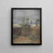 Girasoli su una spiaggia - Thorvald Niss — quadro incorniciato alla parete