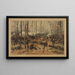 Bataille di Shiloh - Thure de Thulstrup — quadro incorniciato alla parete