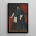 Portrait d'un prélat en habit de chœur - Tiberio Tinelli — quadro incorniciato alla parete