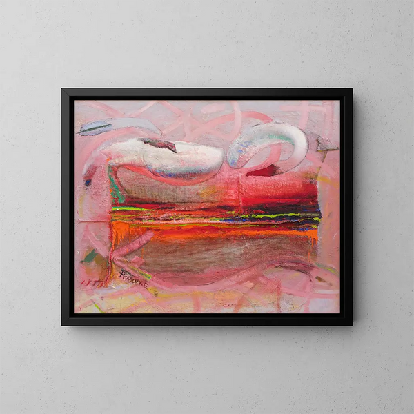 Tapis au cygne - Tiit Pääsuke — quadro incorniciato alla parete