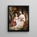 Eliza e Mary Davidson - Tilly Kettle — quadro incorniciato alla parete