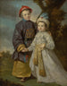 Ritratto di due bambini in costumi orientali - Tilly Kettle — vista dell’opera