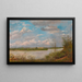 Paesaggio del Danubio - Tina Blau — quadro incorniciato alla parete