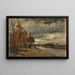 Canal in Olanda - Tina Blau — quadro incorniciato alla parete