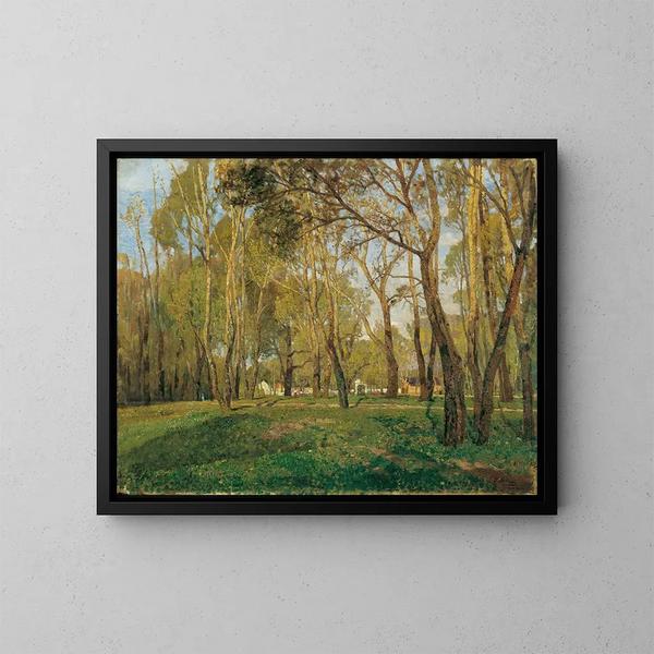 Krieau nel Prater - Tina Blau — quadro incorniciato alla parete
