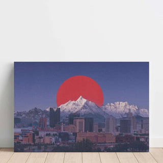 Tirage d'art asiatique - Horizon Citadin | Reproduction Tableau Décoration murale affiche copie