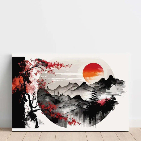 Riproduzione del dipinto Tirage d'arte asiatico - Serenità orientale