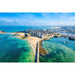 Stampa fotografica - Vista aerea di Saint-Malo