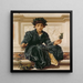 Tissant la couronne - Frederic Leighton — quadro incorniciato alla parete