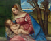 Vergine con Bambino - Tiziano — vista dell’opera