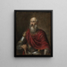 Ritratto di un ammiraglio probabilmente Francesco Duodo - Tiziano — quadro incorniciato alla parete