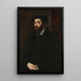 Ritratto di Carlo V - Tiziano — quadro incorniciato alla parete