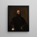 Ritratto di Giacomo di Andrea Dolfin - Tiziano — quadro incorniciato alla parete