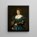Ritratto di una Dama La Bella - Tiziano — quadro incorniciato alla parete
