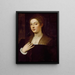 Ritratto di una dama - Tiziano — quadro incorniciato alla parete