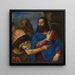 L'Argent du tribut - Tiziano — quadro incorniciato alla parete