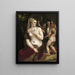 Venere allo specchio - Tiziano — quadro incorniciato alla parete