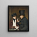 Giocatore di carte - Tjeert Eernstman — quadro incorniciato alla parete