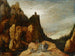 Paesaggio alpino con castello - Tobias Verhaecht — vista dell’opera