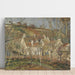 Riproduzione del dipinto Tetti rossi, angolo di villaggio, inverno - Camille Pissarro