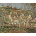 Riproduzione del dipinto Tetti rossi, angolo di villaggio, inverno - Camille Pissarro