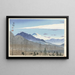 Vista sul Monte Fuji dalla Stazione di Kiyosato a Nagano - Tokuriki Tomikichirō — quadro incorniciato alla parete