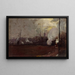 Treno della sera per Hawthorn - Tom Roberts — quadro incorniciato alla parete