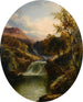 Paesaggio verdeggiante ai margini di una cascata - Tom Seymour — vista dell’opera