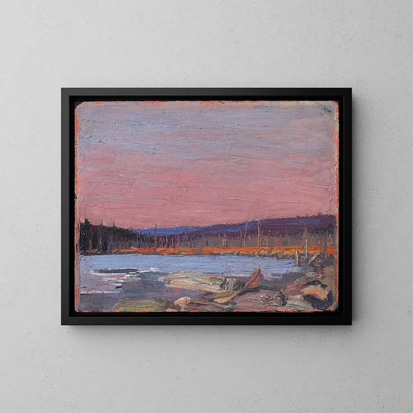 Un lac du Nord - Tom Thomson — quadro incorniciato alla parete