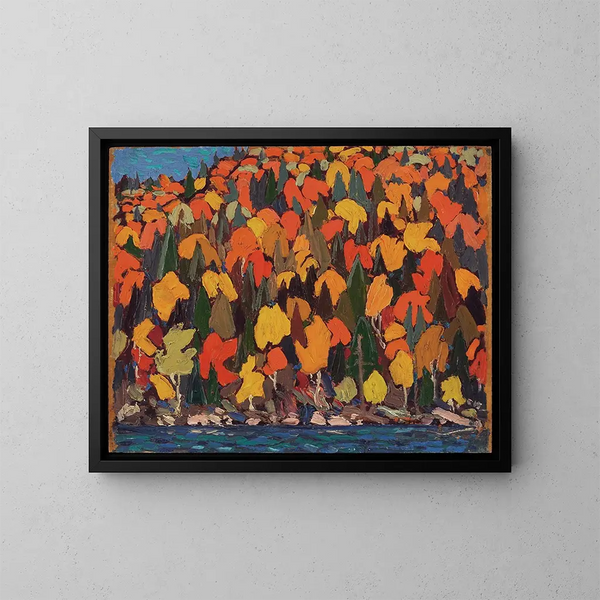 Fogliame autunnale - Tom Thomson — quadro incorniciato alla parete