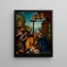 Adorazione dei pastori - Tommaso Fiorentino — quadro incorniciato alla parete