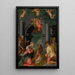 L'Adorazione dei pastori - Tommaso d'Antonio Manzuoli — quadro incorniciato alla parete