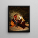 La rencontre de Hetty et Hist - Tompkins Harrison Matteson — quadro incorniciato alla parete