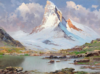 Vista del Cervino - Toni Haller — vista dell’opera