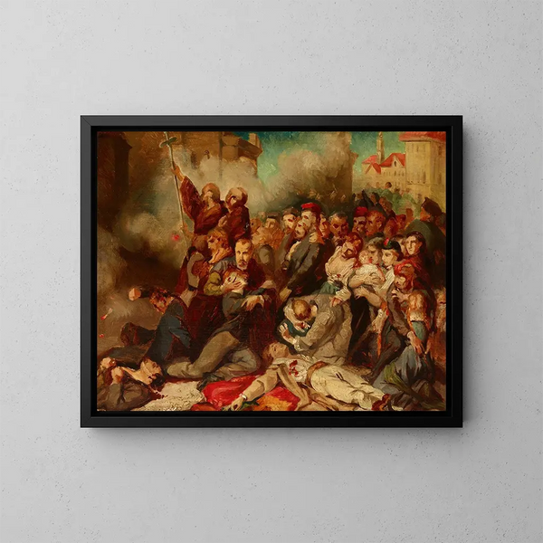 Varsovie, 8 aprile 1861 - Tony Robert-Fleury — quadro incorniciato alla parete