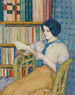 Donna che legge - Torajirō Kojima — vista dell’opera