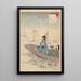 Nobles femmes de la période Tokugawa Trente-six beautés Sanjuroko kasensoro Pl17 - Toshikata Mizuno — quadro incorniciato alla parete