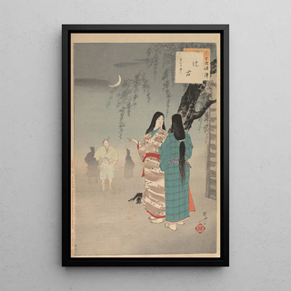 Toshikata Mizuno - Noblewomen of the Tokugawa Period Thirtysix Beauties Sanjuroko kasensoro Pl29.webp