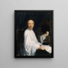 Jean-Baptiste Santeuil 1630-1697 canonico di Saint-Victor poeta neolatino - Toussaint Dubreuil — quadro incorniciato alla parete