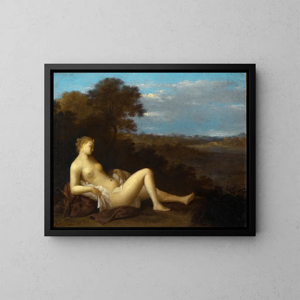 Diane au repos - Toussaint Gelton — quadro incorniciato alla parete